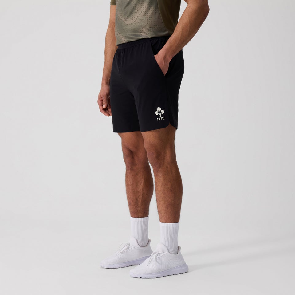 Mens Ireland 7 Inch Gym Training Shorts Black