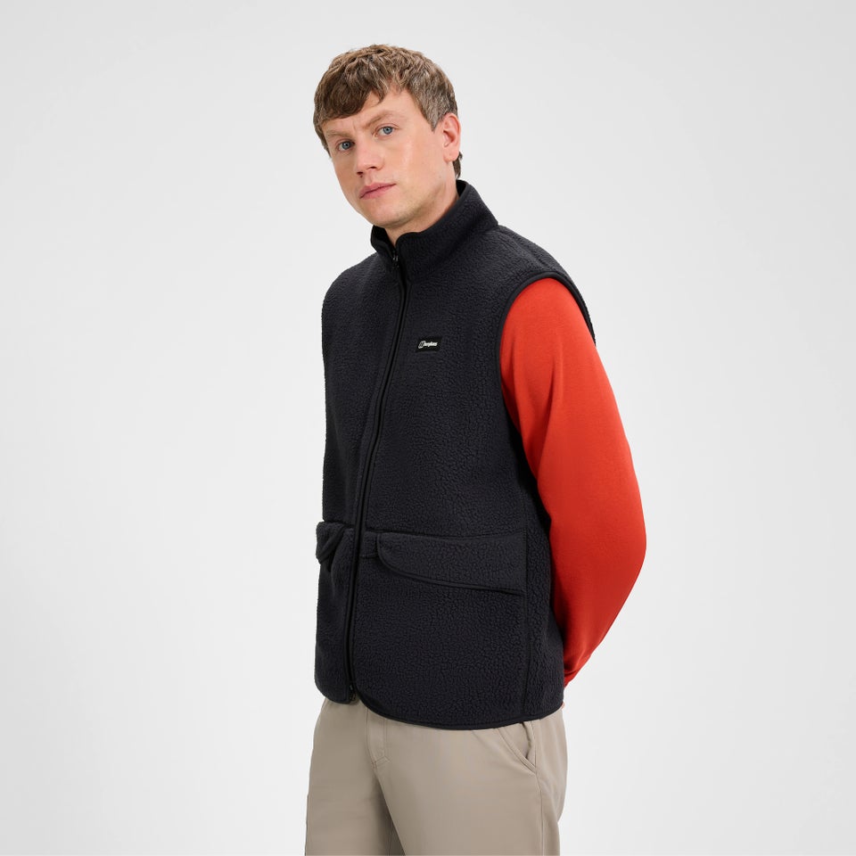 Hanby Relaxed Weste für Herren - Schwarz