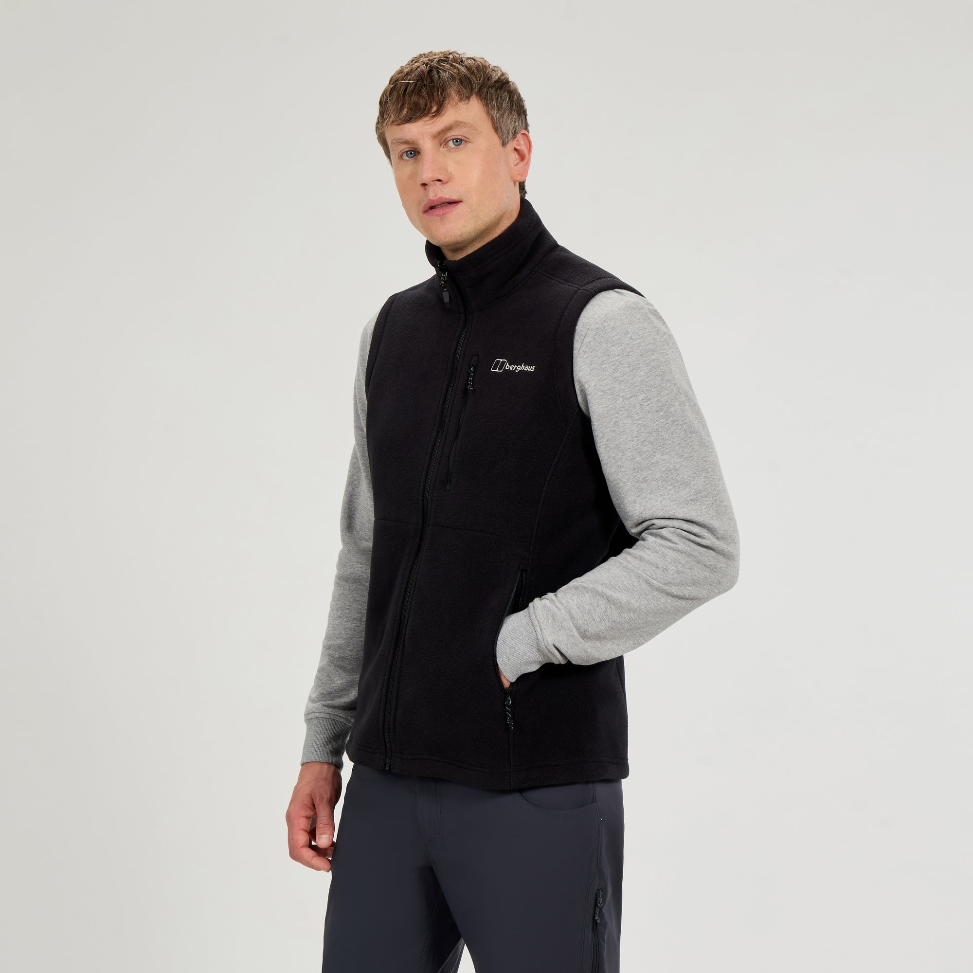 Men's Prism InterActive Polartec Fleece Gilet - Black | Berghaus