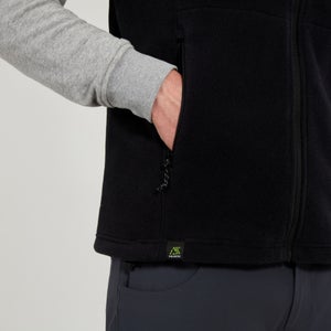 Men's Prism InterActive Polartec Fleece Gilet  - Black