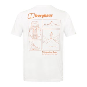 Unisex Hiker Storyboard Tee - Pure White