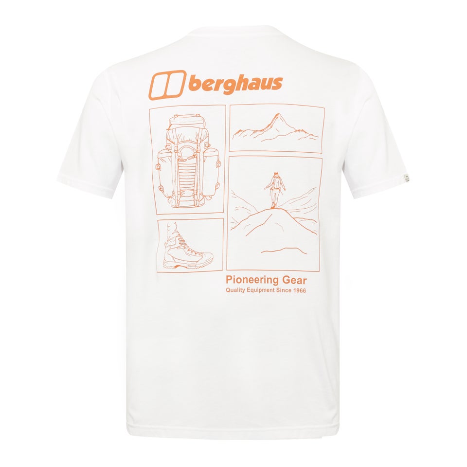 Unisex Hiker Storyboard Tee - Pure White