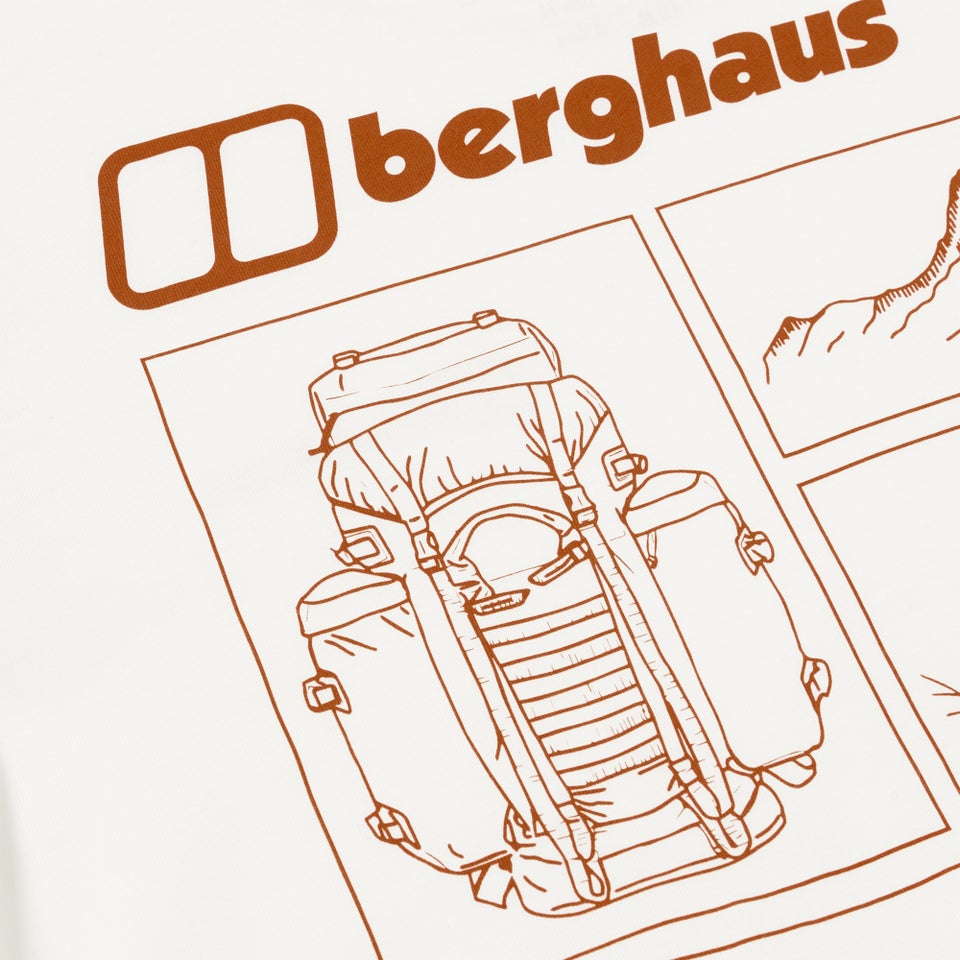 Unisex Hiker Storyboard Tee - Pure White