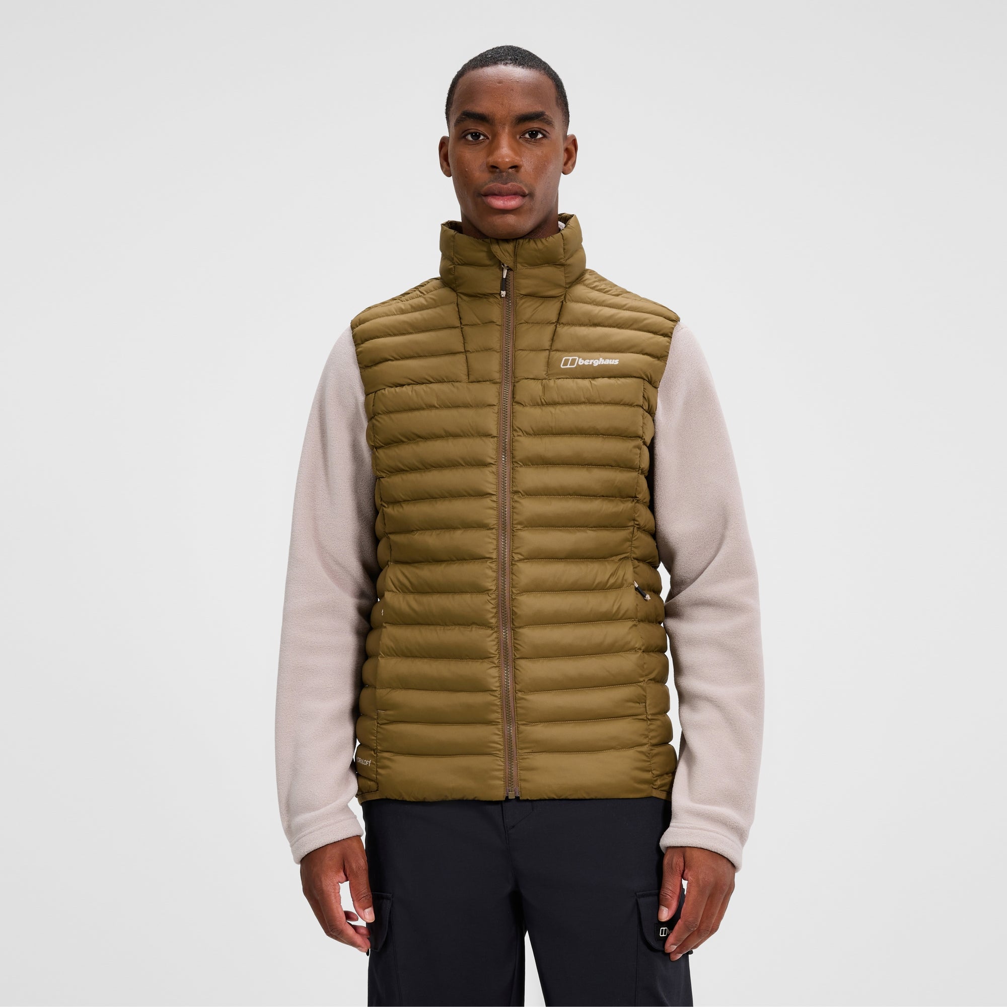 Men's Vaskye Synthetic Insulated Vest - Brown | Berghaus