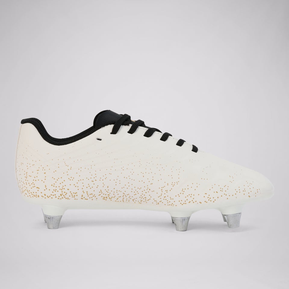 Junior Unisex Kids CCC Stampede Team Soft Ground Boot White