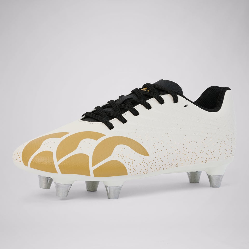 Junior Unisex Kids CCC Stampede Team Soft Ground Boot White