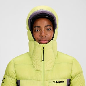 Women's MTN Arete Ultra Down Hoody - Yellow/Purple