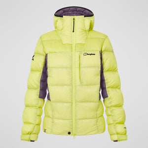 Women's MTN Arete Ultra Down Hoody - Yellow/Purple