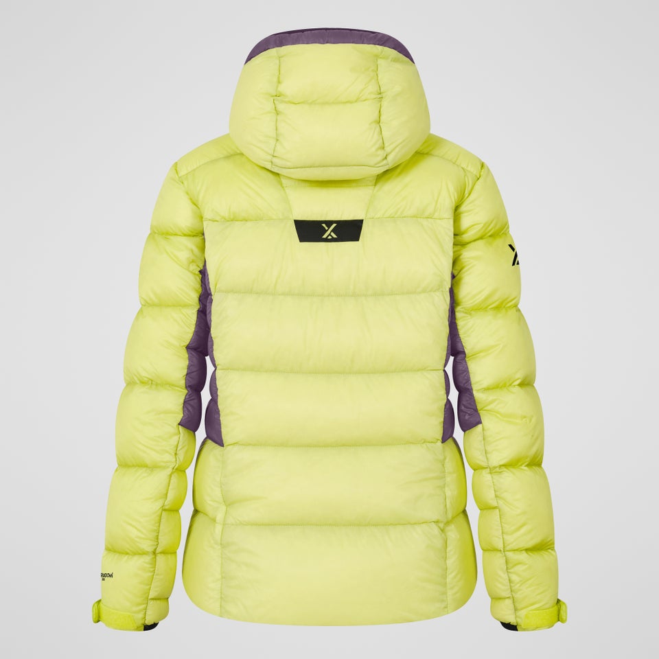Women's MTN Arete Ultra Down Hoody - Yellow/Purple