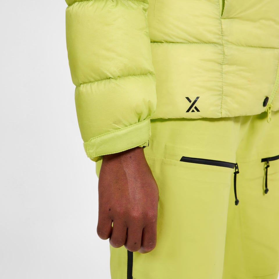 Women's MTN Arete Ultra Down Hoody - Yellow/Purple