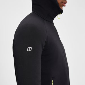 Kinetic Powerstretch Hoody für Herren - Schwarz