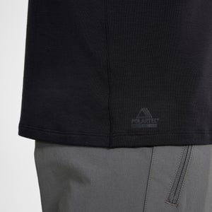 Men's Delta Long Sleeve Tech Tee - Black