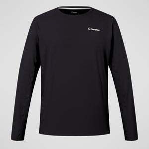 Men's Delta Long Sleeve Tech Tee - Black