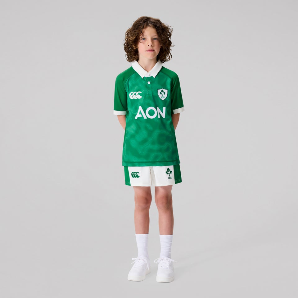 Junior Unisex Ireland Home Pro Jersey Green/White