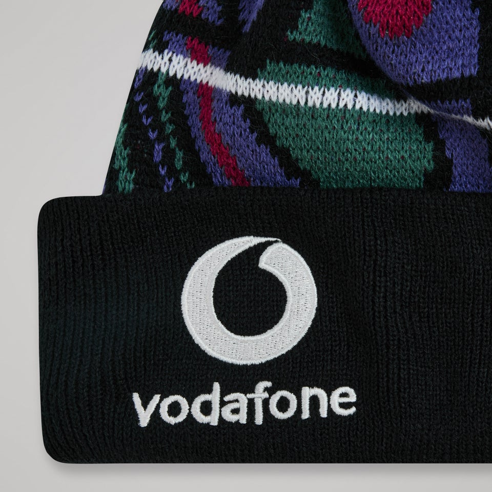 Adult Unisex Ireland Bobble Hat Black/Green