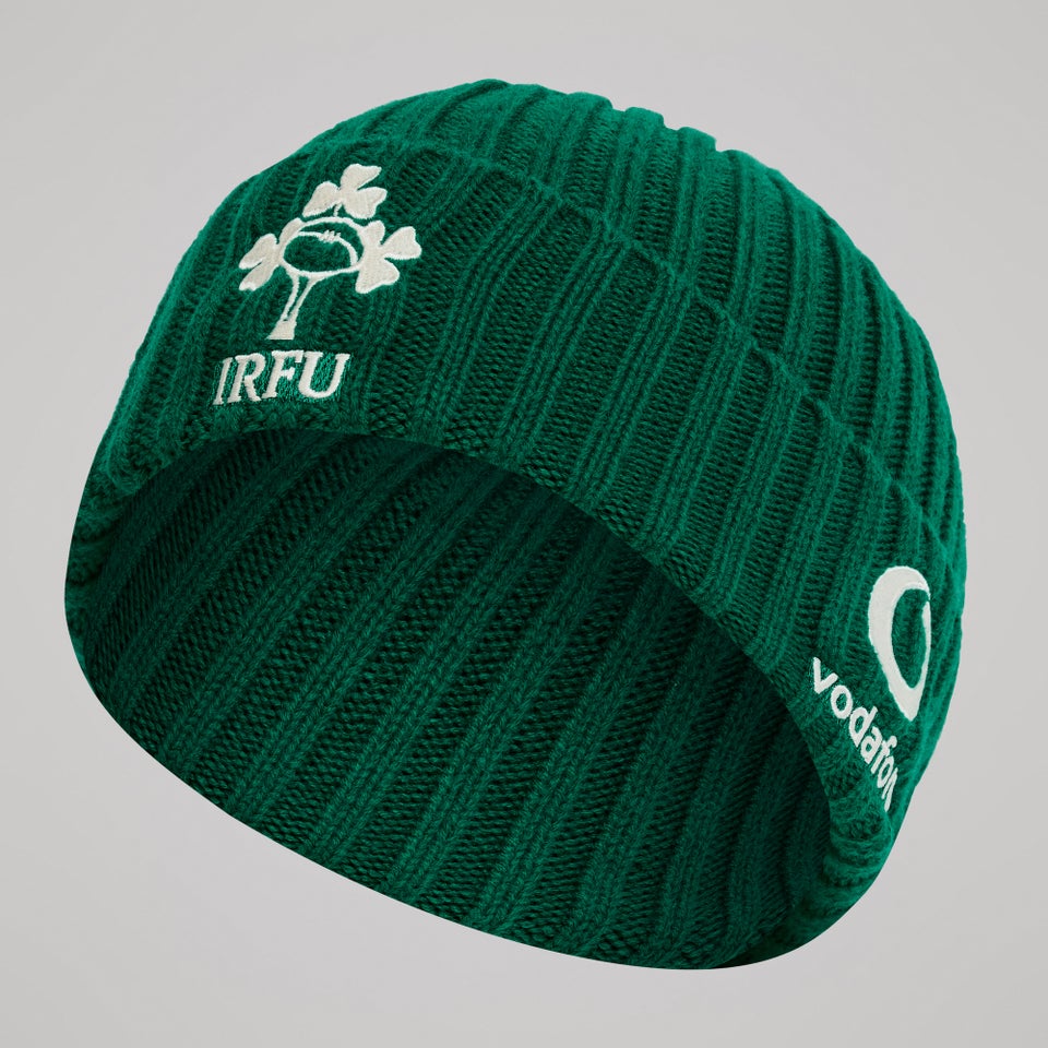 Adult Unisex Ireland Beanie Green/Grey