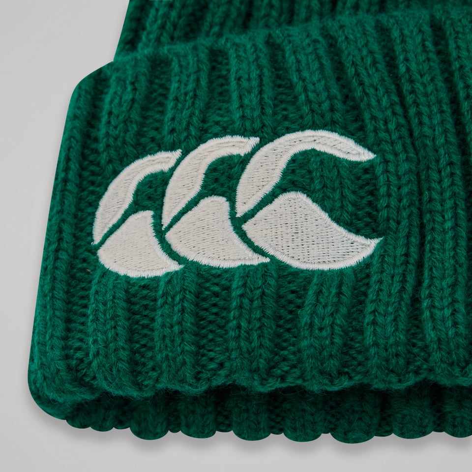 Adult Unisex Ireland Beanie Green/Grey