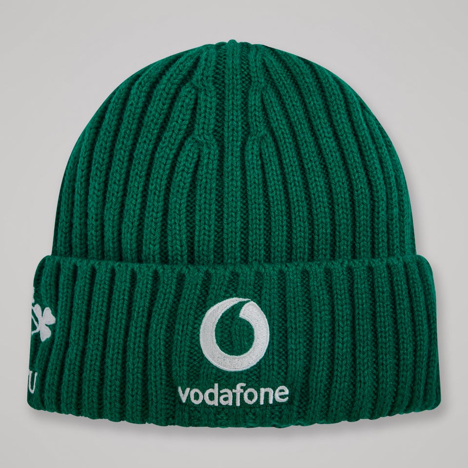 Adult Unisex Ireland Beanie Green/Grey