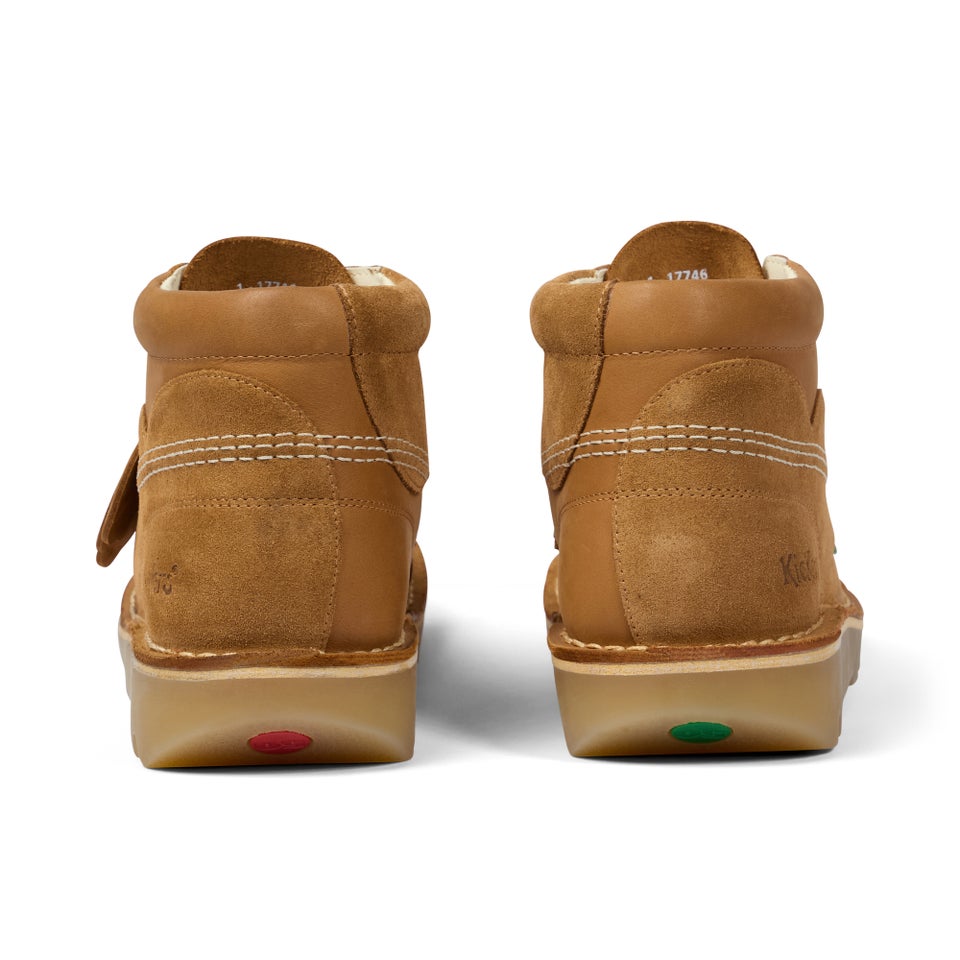 Adult Unisex Kick Hi Stitch Boots Tan