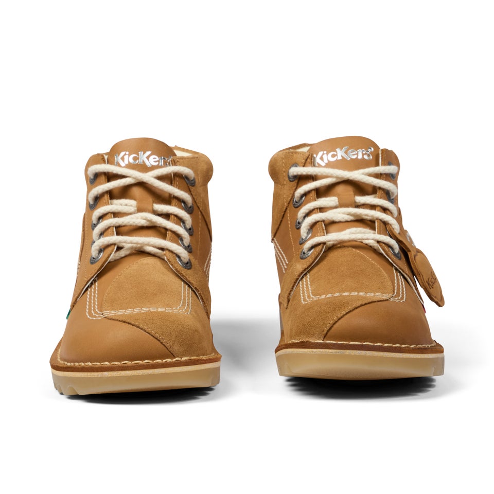 Adult Unisex Kick Hi Stitch Boots Tan