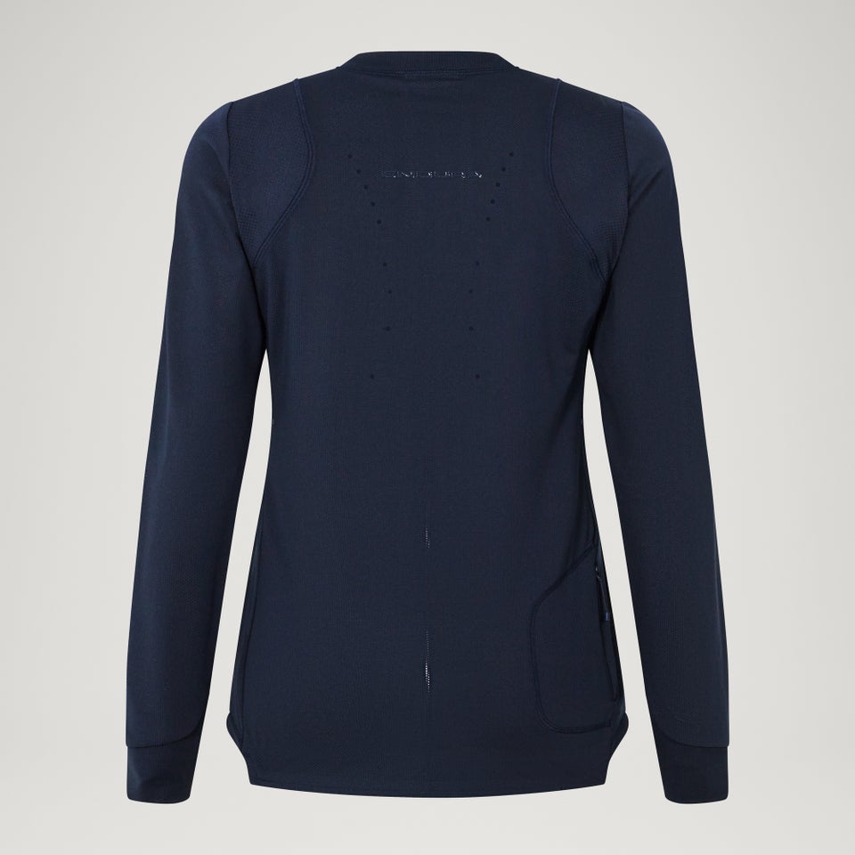 Women's SingleTrack L/S Jersey - Midnight Navy