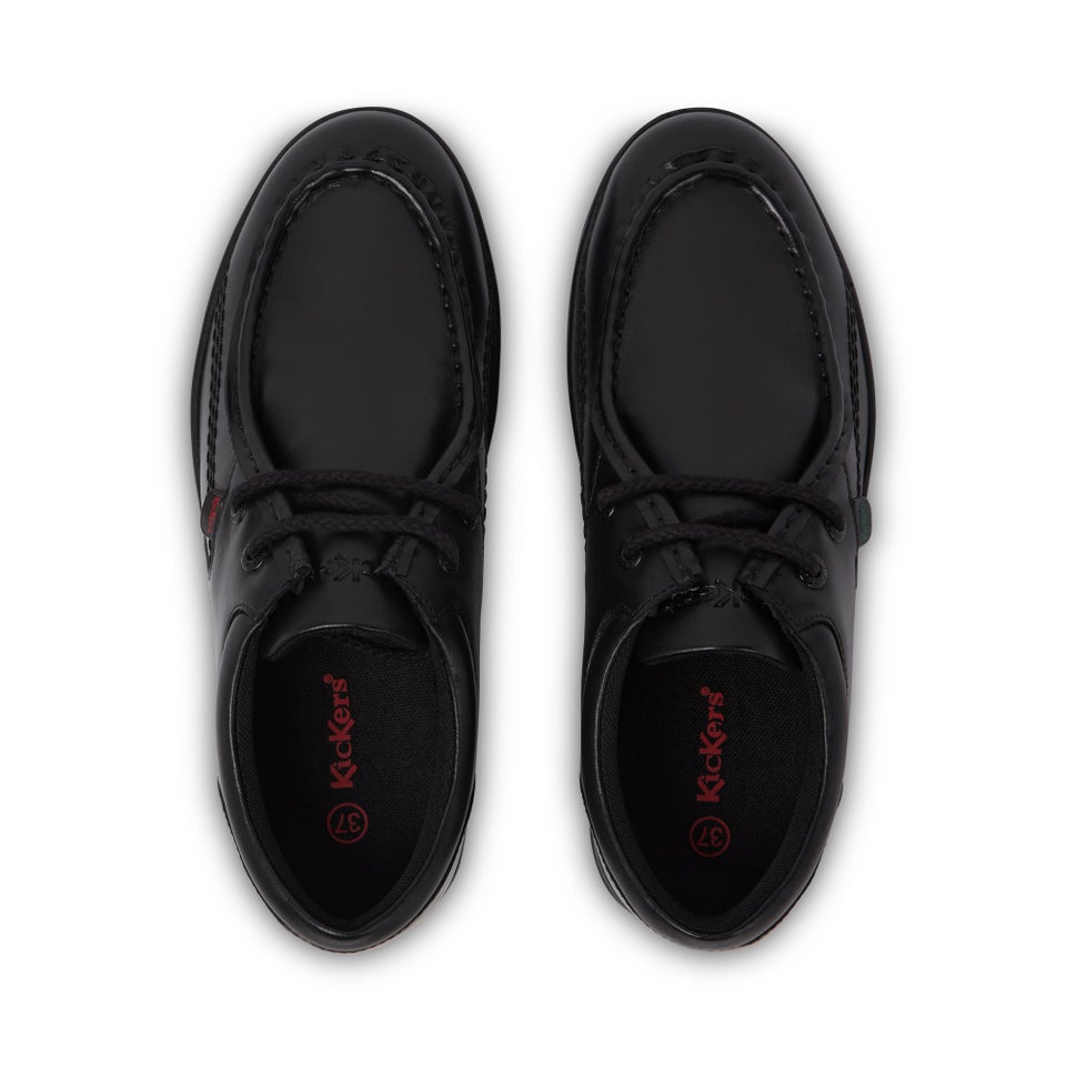 Adult Mens Troiko Wall Leather Shoes Black