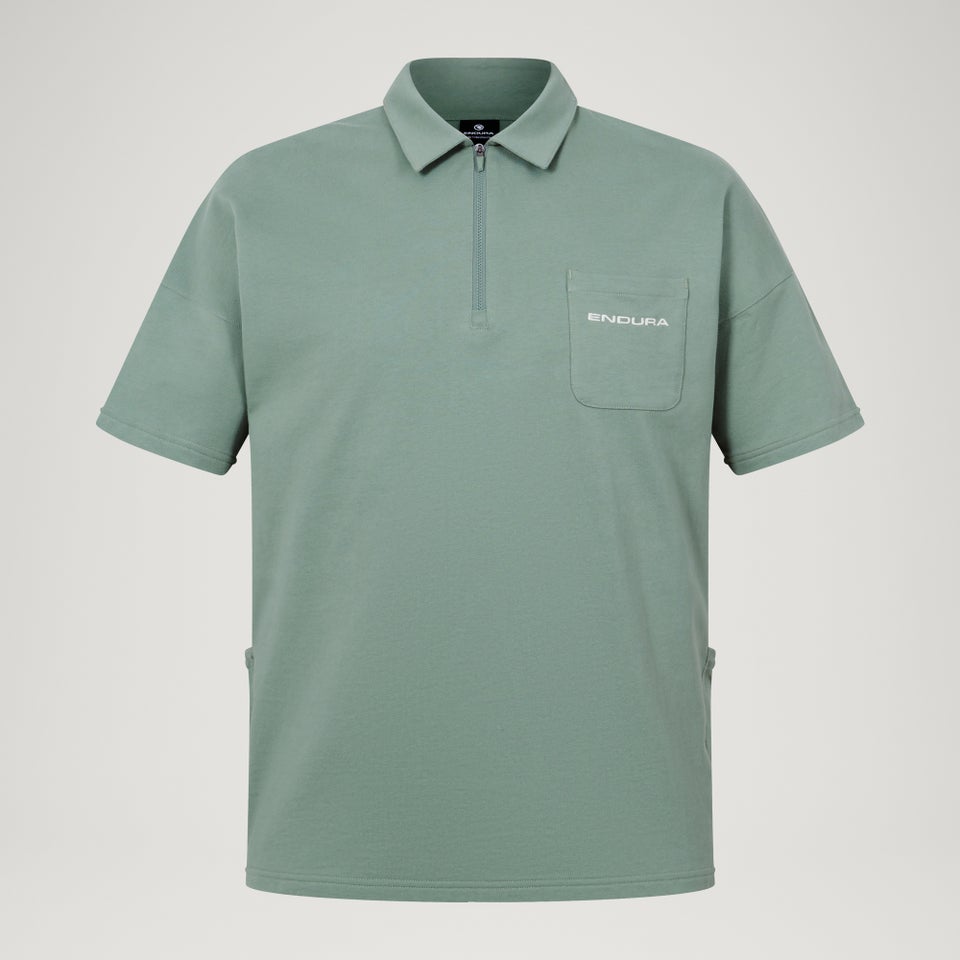 Unisex Forty1Thirty Polo - Loch-Grün