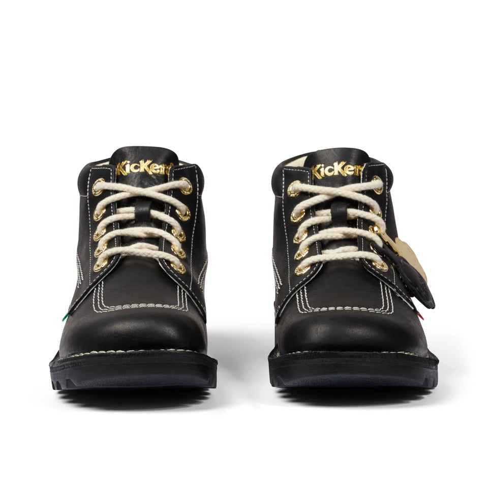 Adult Unisex Kick Hi Goldie Boots Black