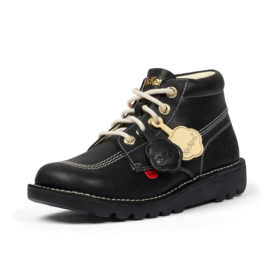 Adult Unisex Kick Hi Goldie Boots Black