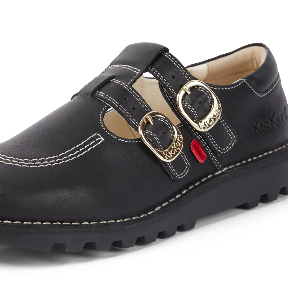 Adult Unisex Kick T-Bar Goldie Shoes Black