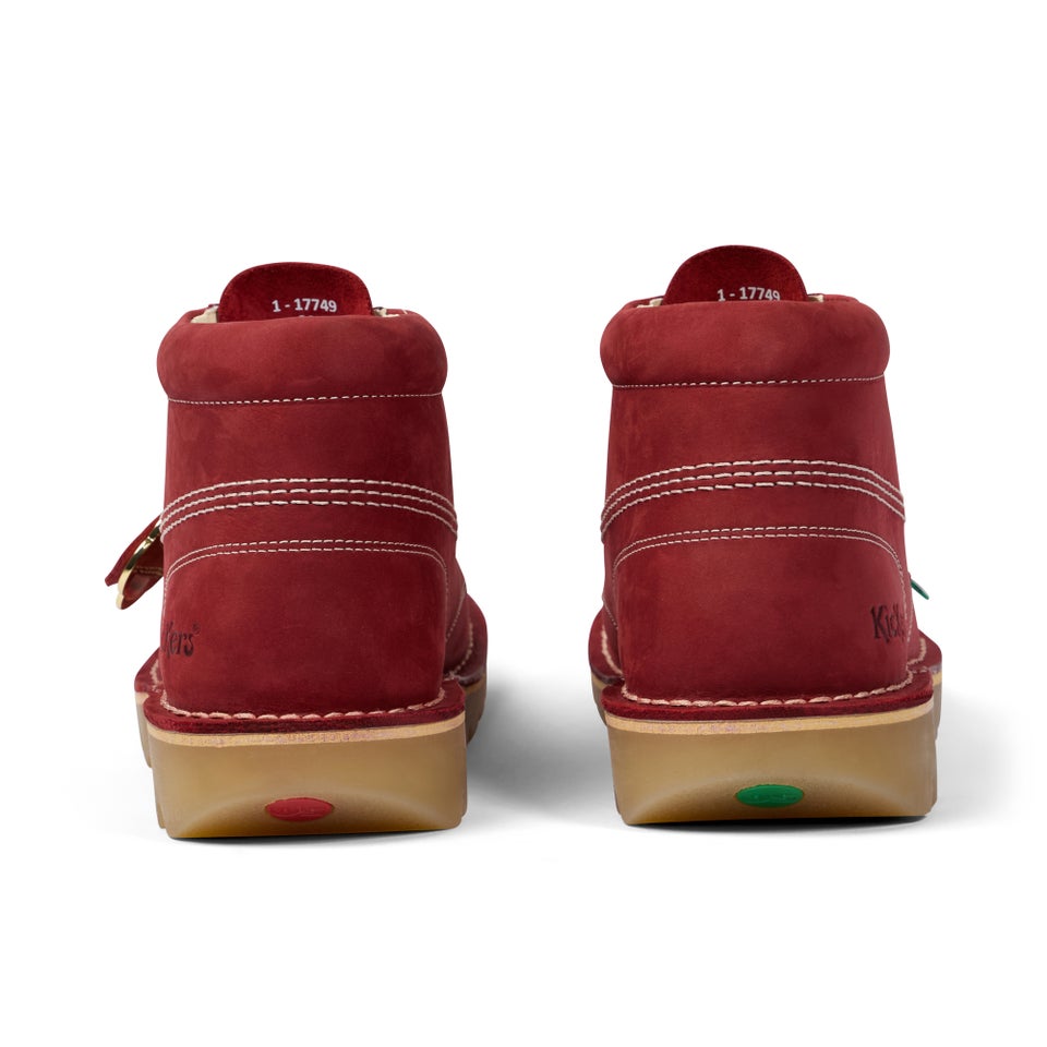 Adult Unisex Kick Hi Goldie Boots Red