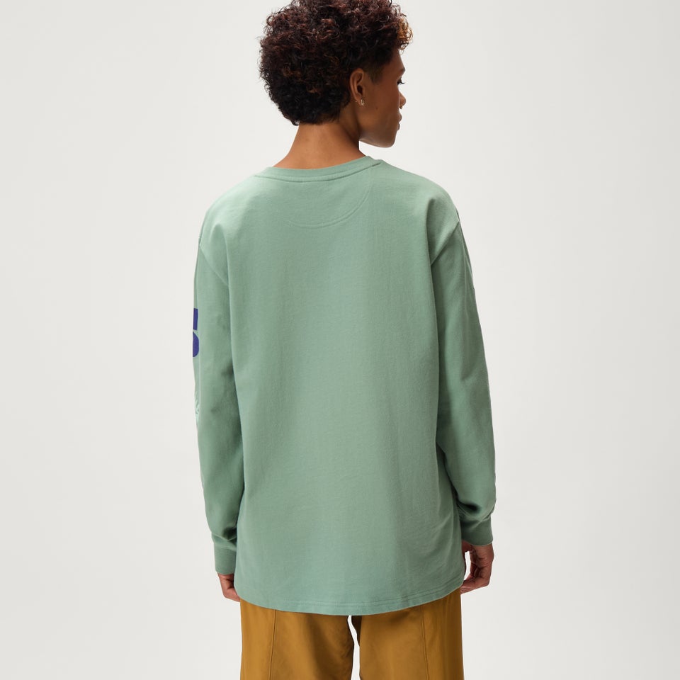 Unisex Forty1Thirty L/S Tee - Loch Green