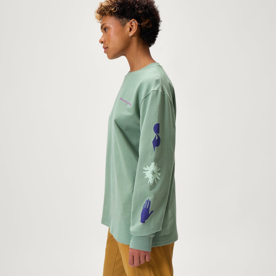 Unisex Forty1Thirty L/S Tee - Loch Green