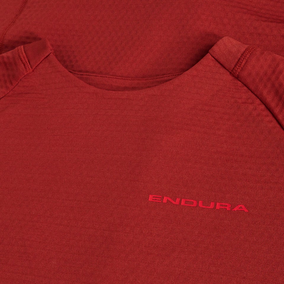 SingleTrack Fleece für Herren - Ziegelrote