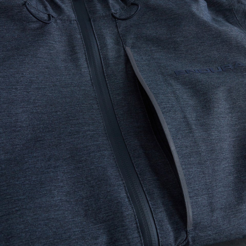 Hummvee Waterproof Hooded Jacket für Damen - Mitternachtsblau