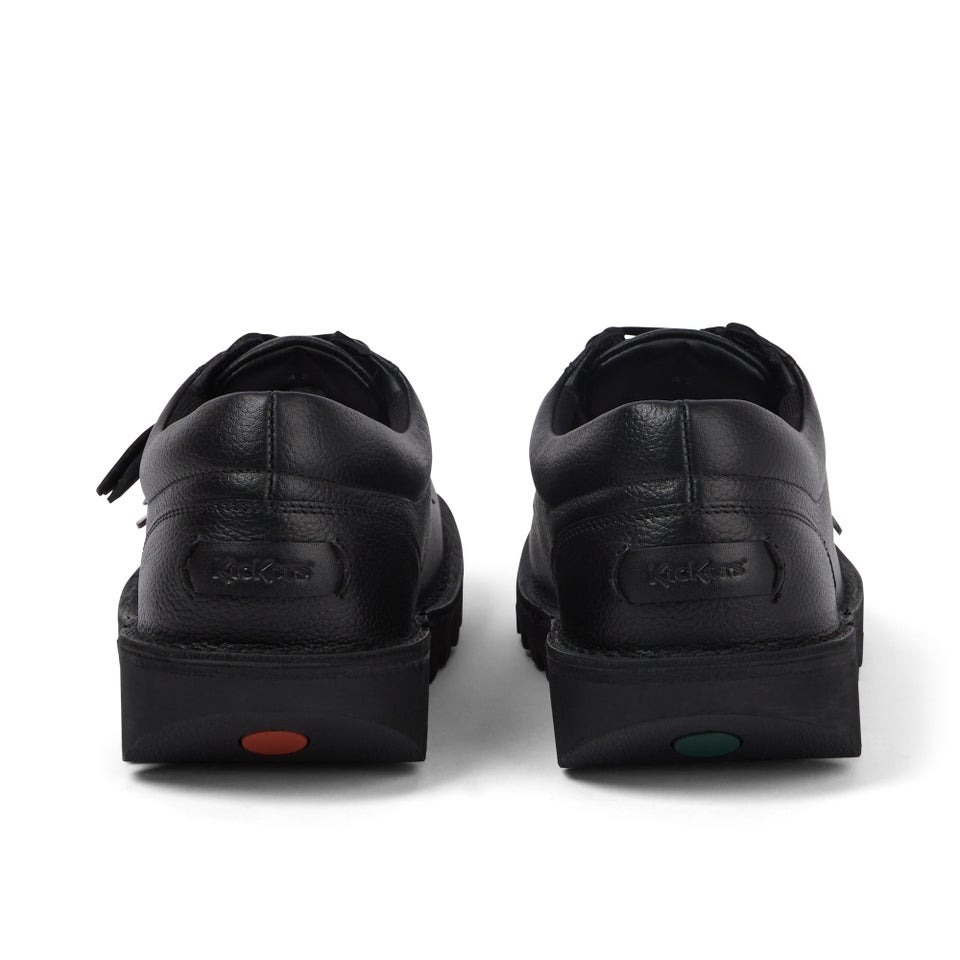 Adult Mens Kick Lo Tab Leather Shoes Black