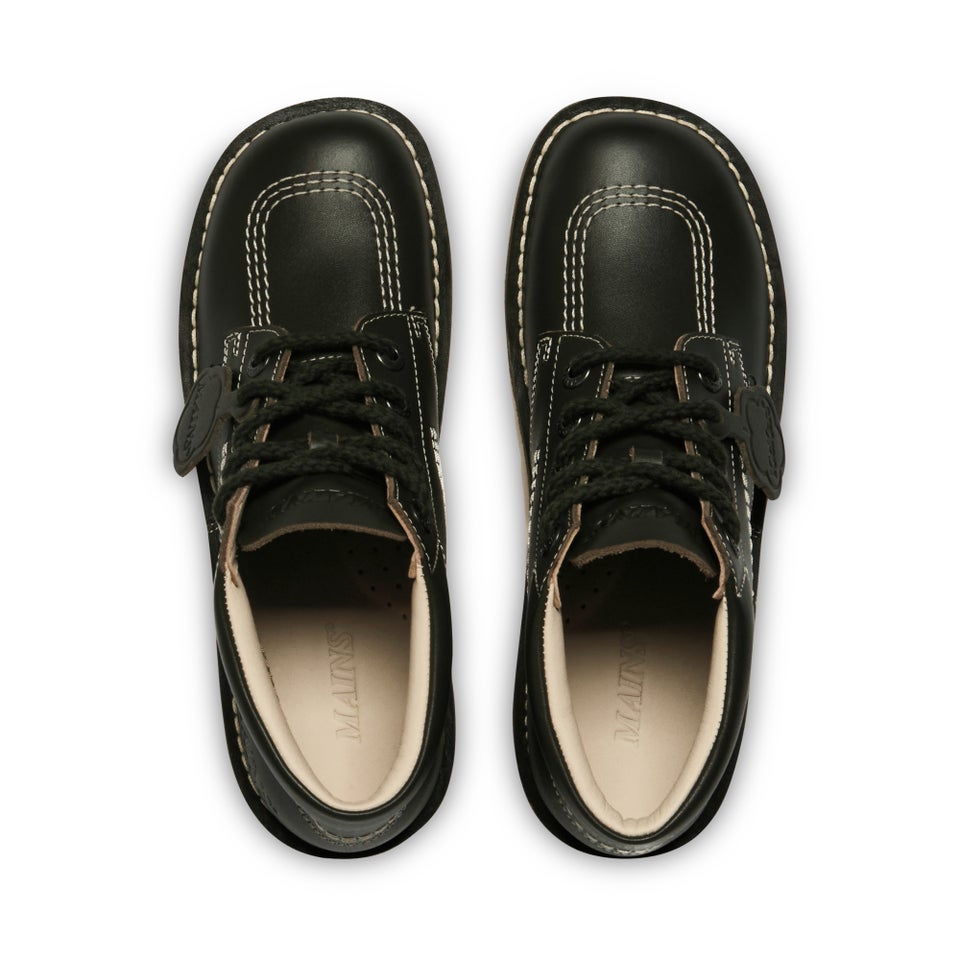 Adult Unisex Kick Hi Grain Leather Mains Dark Green