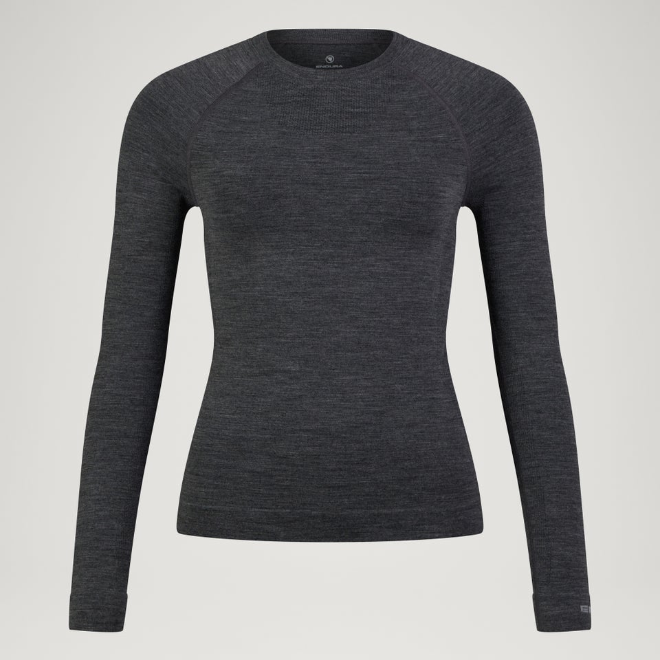Women's BaaBaa Pro L/S Base Layer - Grey