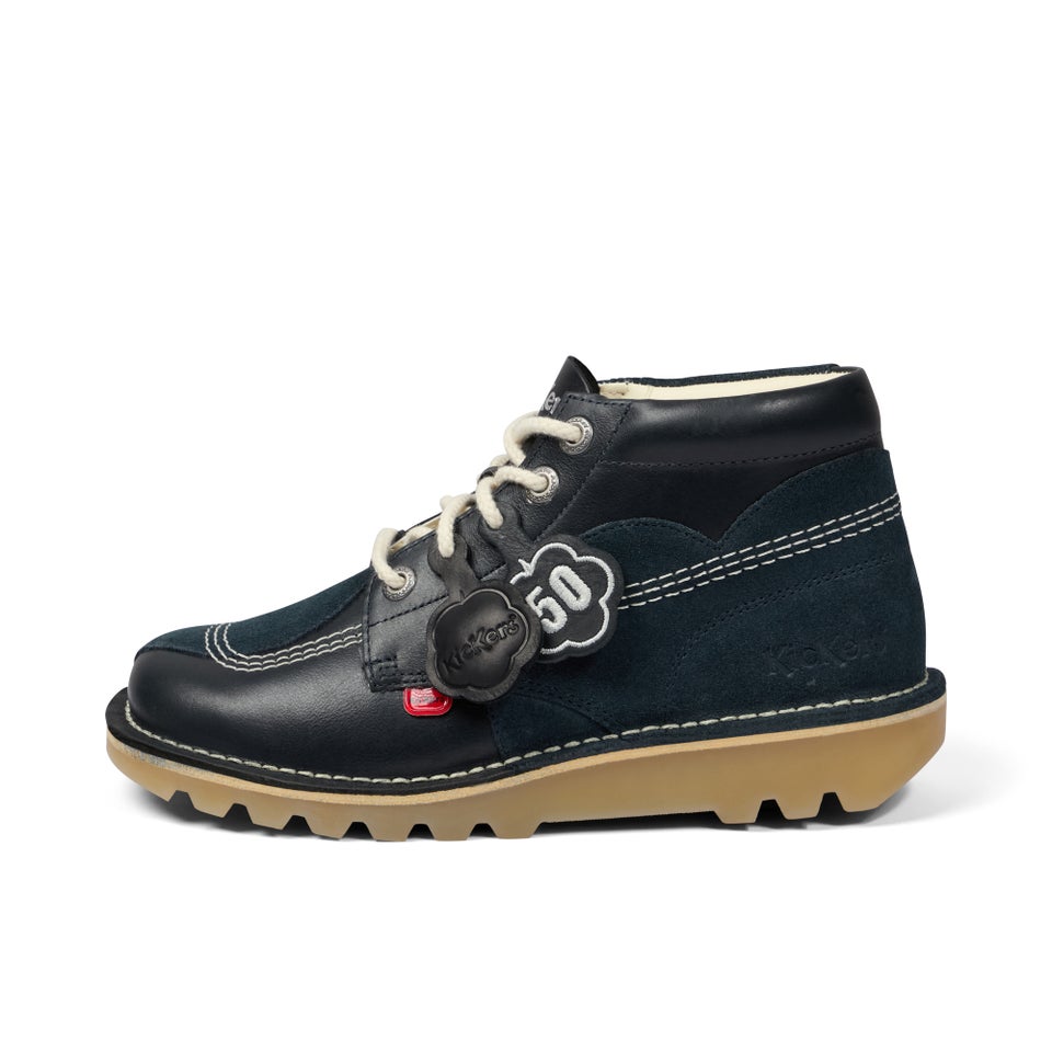 Adult Unisex Kick Hi Stitch Boots Navy