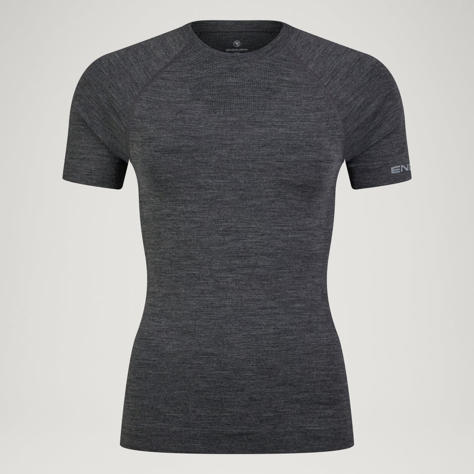 Women's BaaBaa Pro S/S Base Layer - Grey