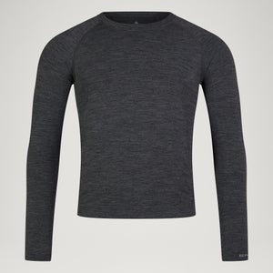 Men's BaaBaa Pro L/S Base Layer - Grey - M-L