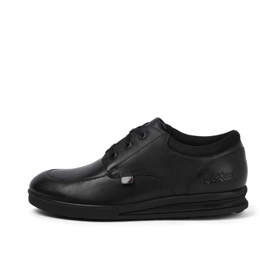 Adult Mens Troiko Lo Leather Shoes Black