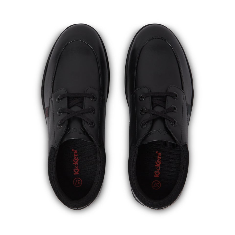 Adult Mens Troiko Lo Leather Shoes Black