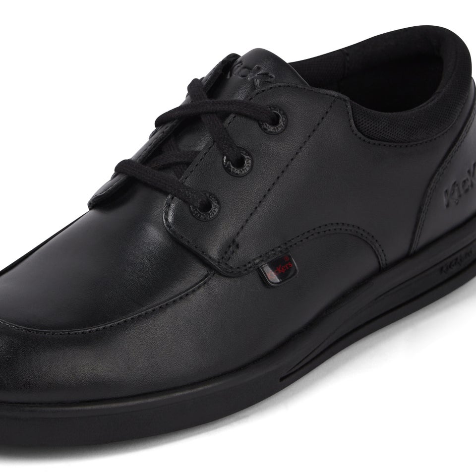 Adult Mens Troiko Lo Leather Shoes Black