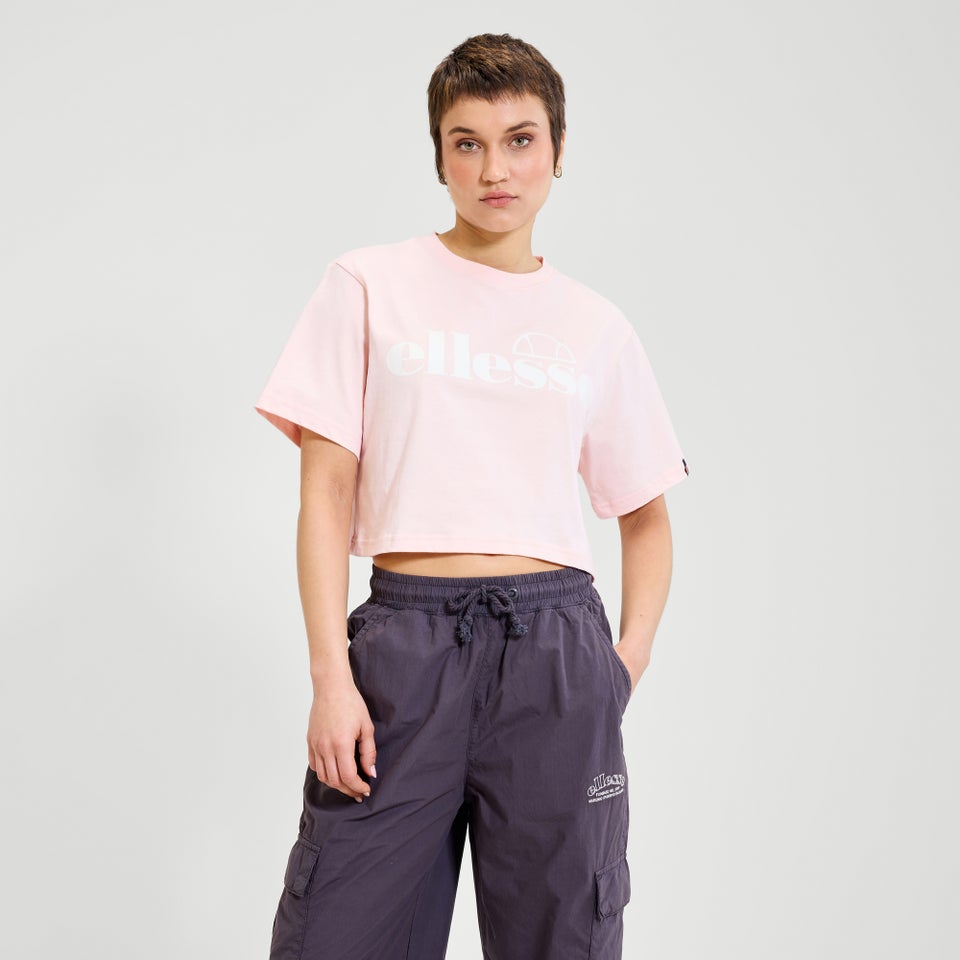 Women's Silo Cropped Tee Light Pink