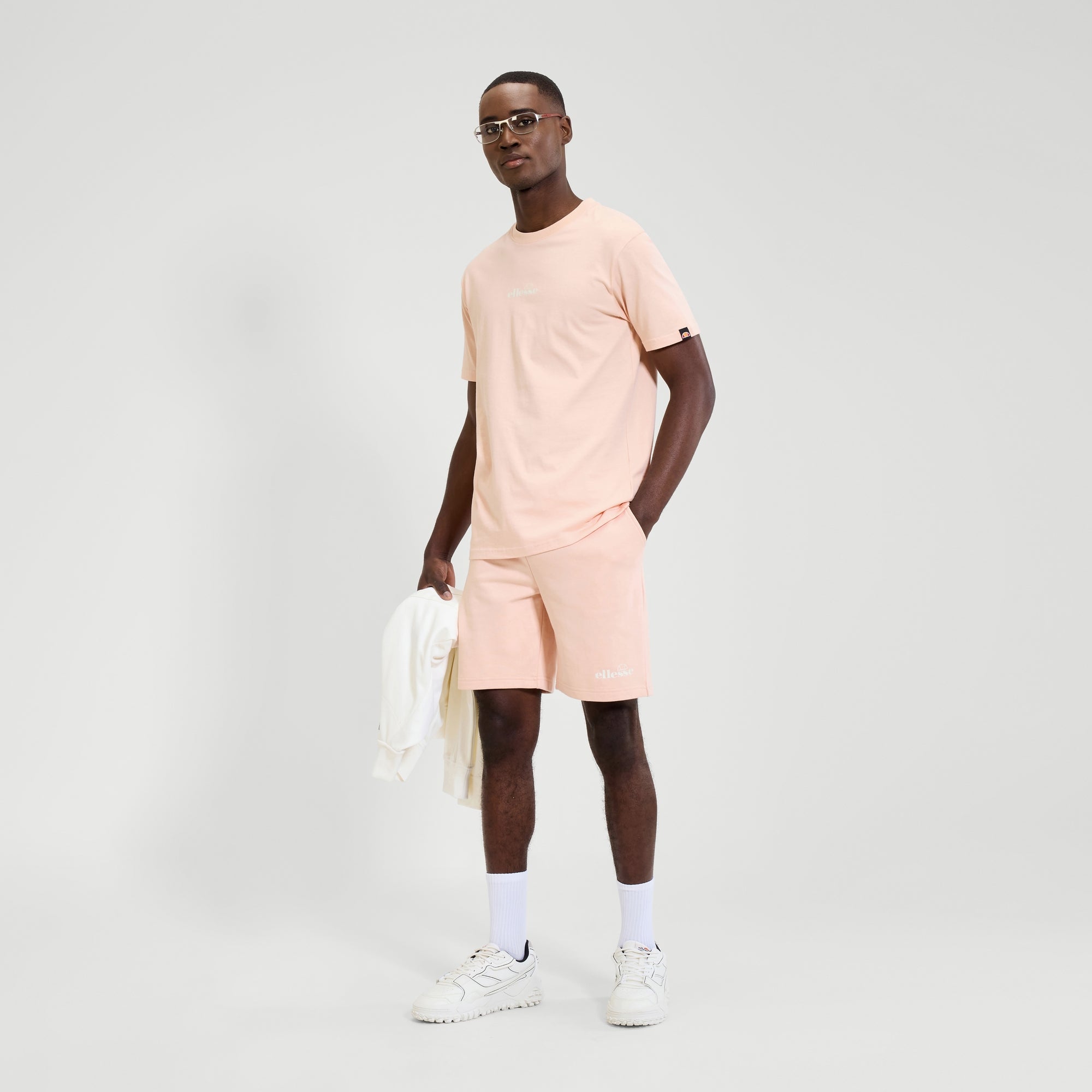 Men's Metuli Swim Short Green/Off White | ellesse UK