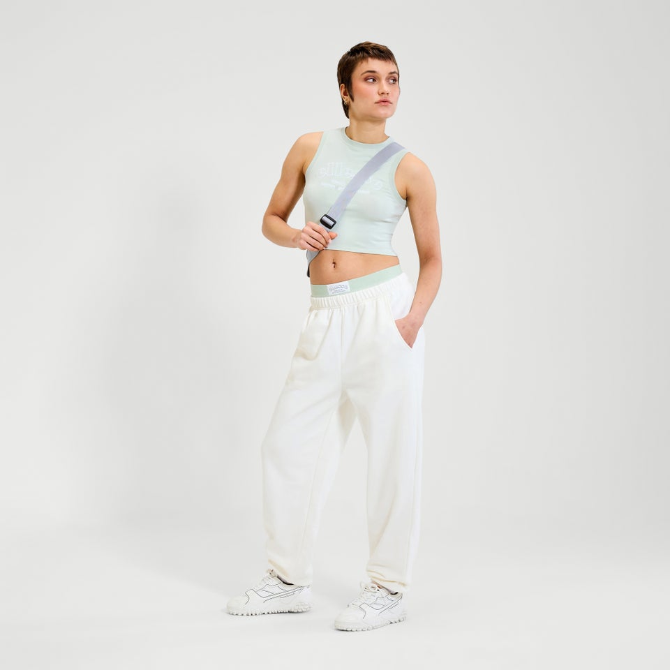 Jogginghose D'Ampezzo für Damen Cremefarben