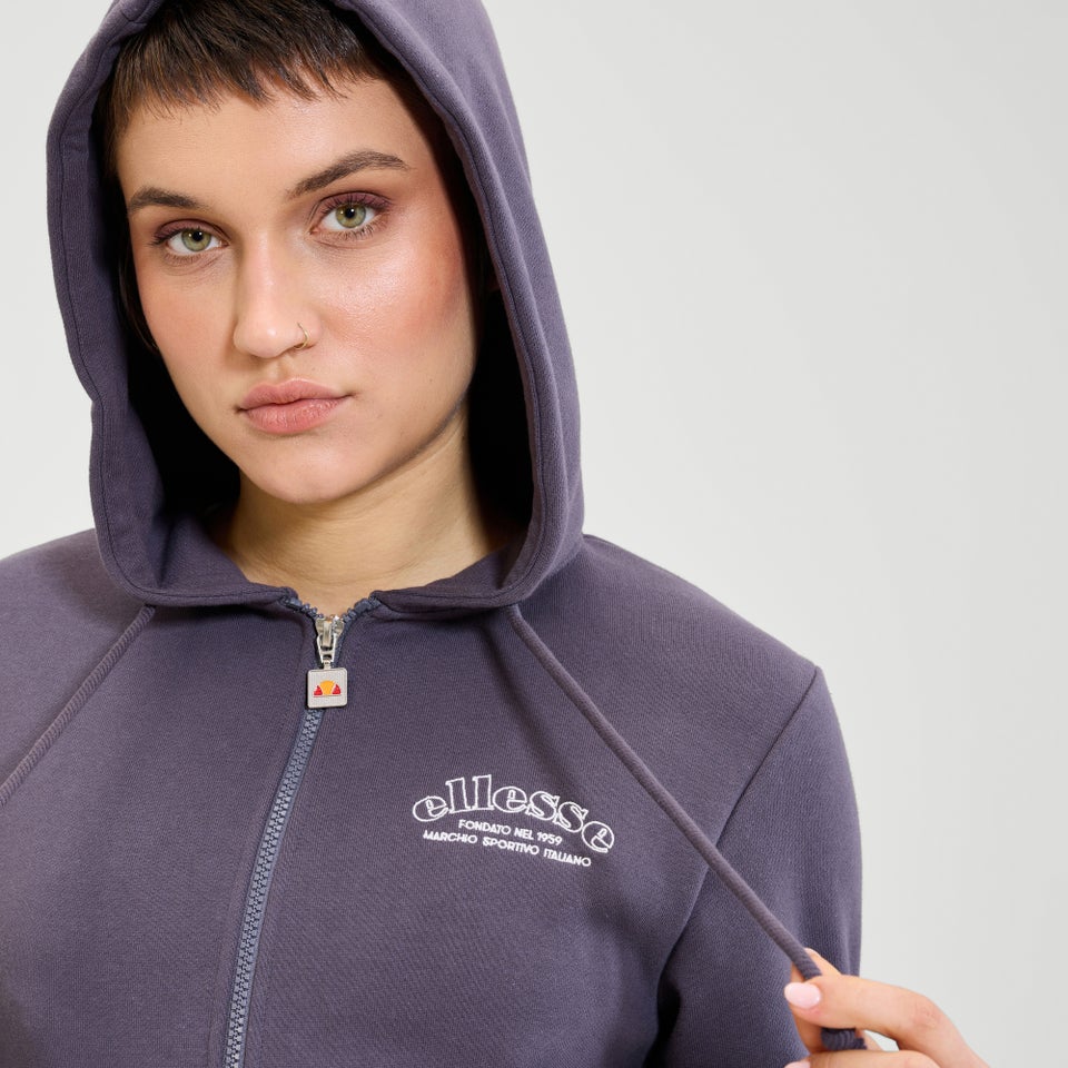 Women's Zermatt FZ Hoodie Dark Grey