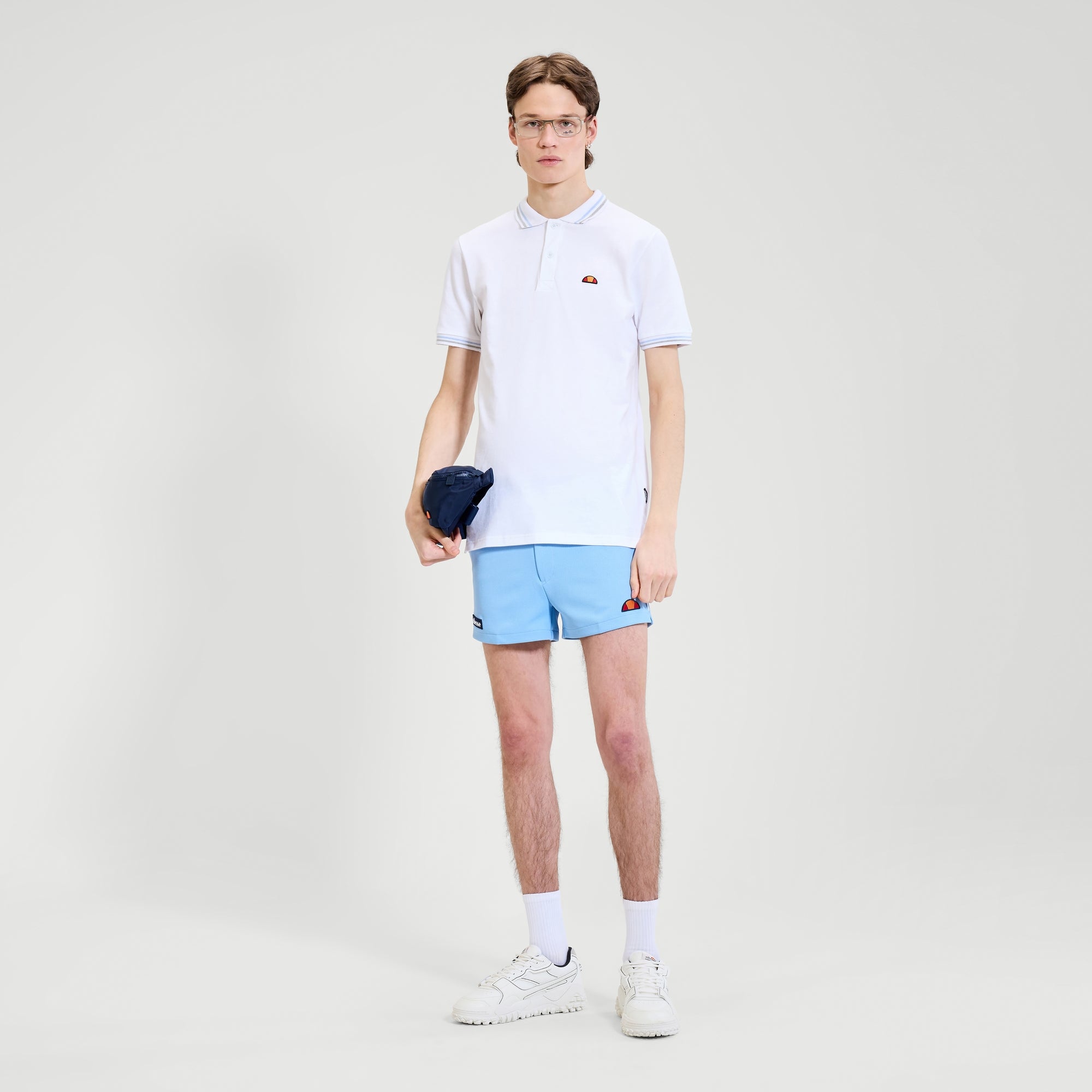 不*火様 TRVO WHITE LUNAR DUST POLO BOSS Paule TOC Polo Shirt FA25 - White 100 - 50543349-100