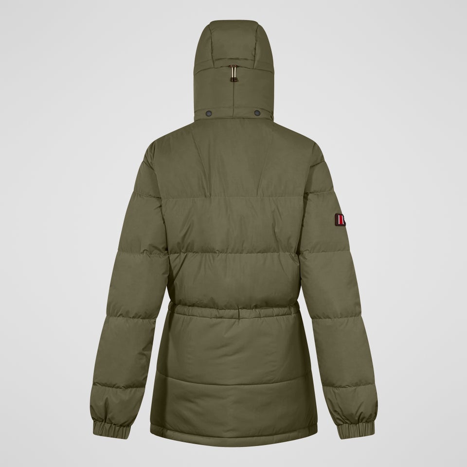 Unisex Lumley Down Jacket - Green/Grey